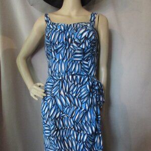 SALE Fun Vintage Sundress Attached Swim Trunks